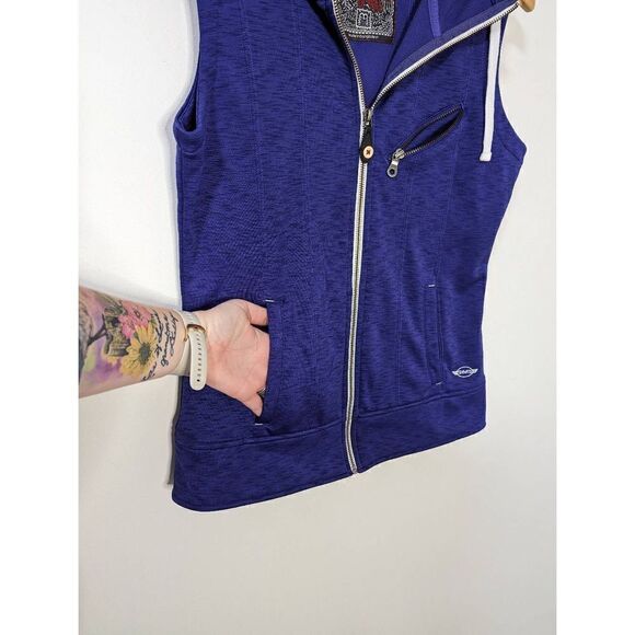 Sims Snowboarding Women's Purple Hooded Winter Sports Base Layer Vest - Size M - Picture 5 of 9